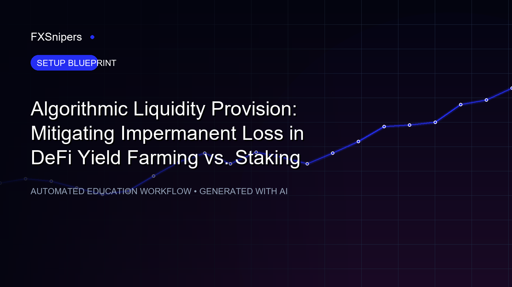 Algorithmic Liquidity Provision: Mitigating Impermanent Loss in DeFi Yield Farming vs. Staking